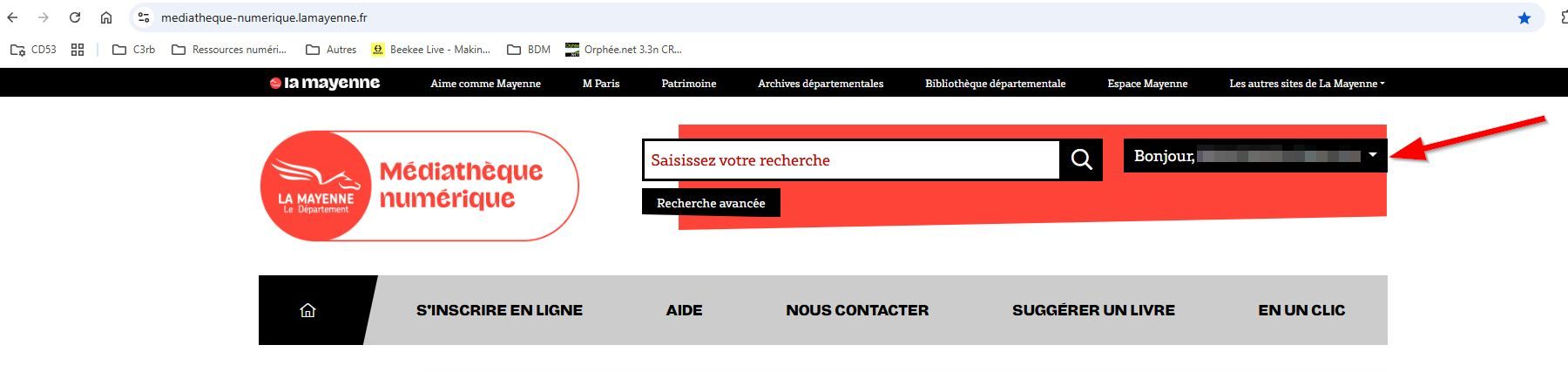 Image décrivant l'accès à la gestion de ses prêts